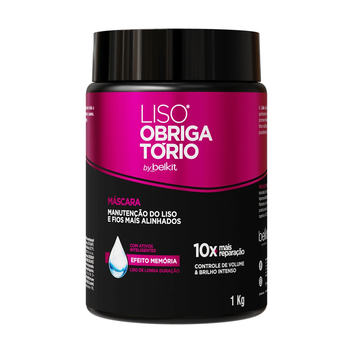 Máscara Capilar Liso Obrigatório 1 kg Belkit — vista principal